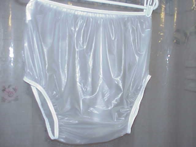 Details about Frosty Clear Plastic, Vinyl Pant, Adult Baby, Size Large