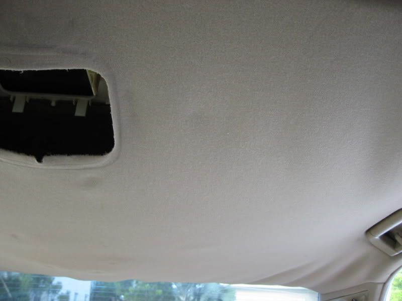 Sagging Headliner steam fix FAIL