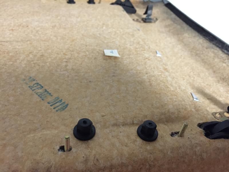 Solution for loose front seat map pocket on seatback