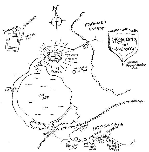 Map Of Hogwarts