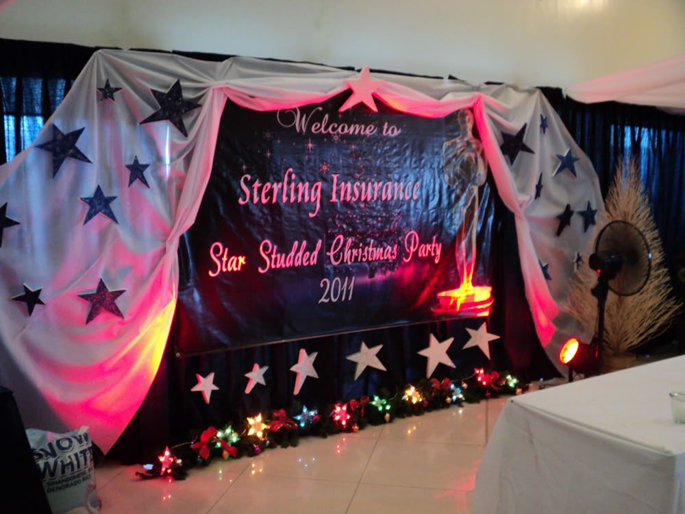 For Hire Stage decorations for your xmas party