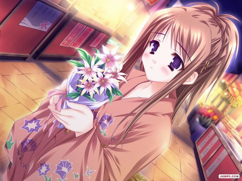 anime flower girl Pictures, Images and Photos