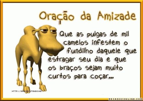 Recado Para Orkut - Amizade Engracada