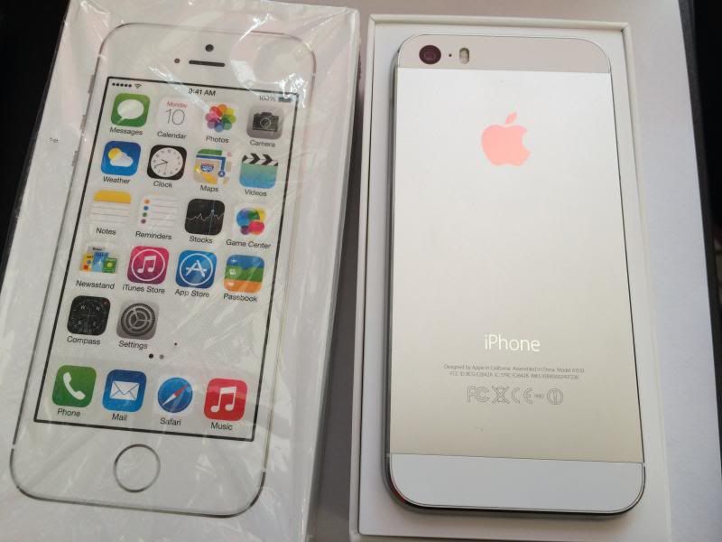 iPhone 5S Sliver 16GB FullBox Leng Keng !!! - 1