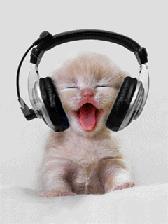 Hello Kitty Gifts, Happy Kitty, Enjoying Music