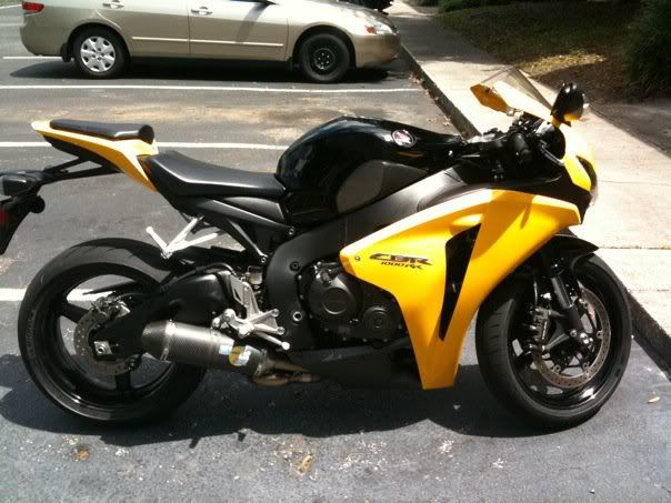 2008 Honda cbr1000rr yellow #5