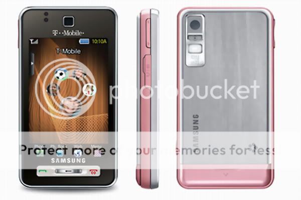 New Samsung T919 Behold T Mobile 3G Phone GPS 5MP Pink 610214690043 