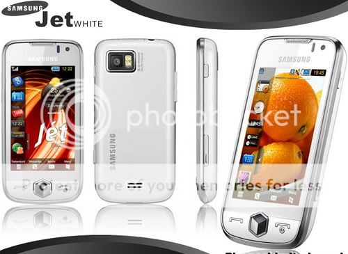 NEW SAMSUNG GT S8000 JET 3G PHONE TOUCH GPS WIFI WHITE  