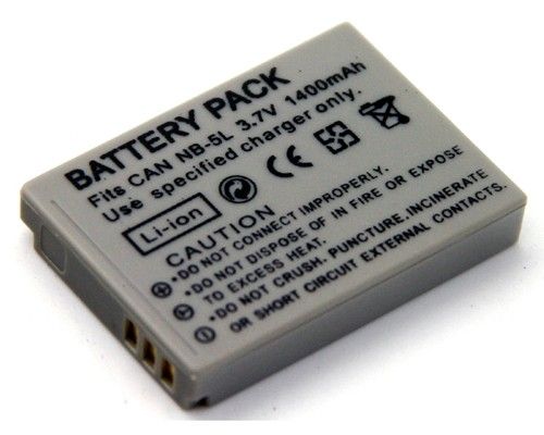 CB-2LXE Cargador De Batería F Canon NB-5L PowerShot S100V//SX220 HS//IXUS 900 Ti//800is